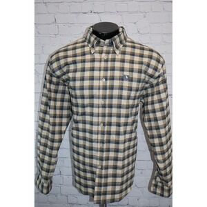 Local Boy Outfitters Button Down Flannel Mens XL Blue Plaid Long Sleeve Pocket